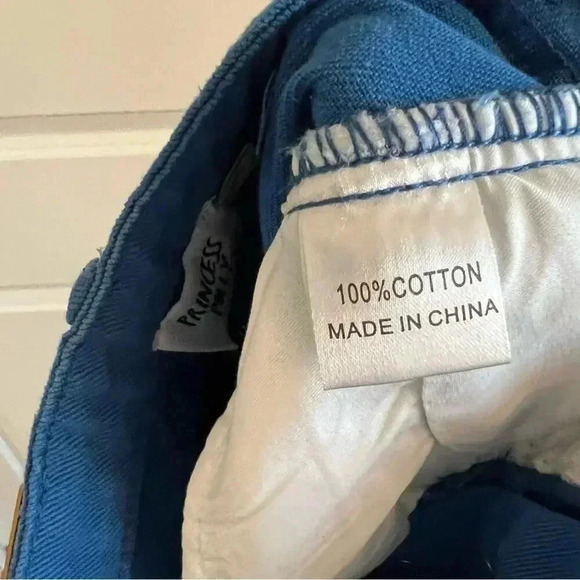 778 Princess Polly Denim Flare Raw Hem Jeans Size 2 - Picture 7 of 7